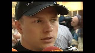 Kimi Raikkonen  Interview after Race in Bahrain 2006 [upl. by Ambrose]