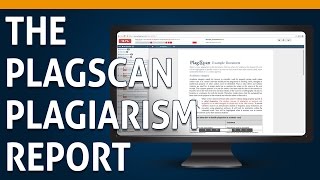 03 The Plagiarism Report  A Quick Overview [upl. by Corabel]