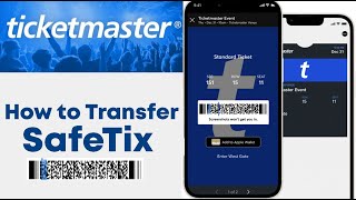 TicketMaster SafeTix Transfer Tickets  How To Demo [upl. by Meeharbi]