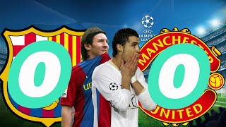 Barcelona vs Manchester United 2008 UCL Semifinal Messi amp Ronaldo Prime [upl. by Wait]