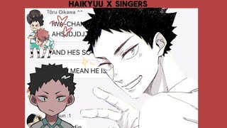 IWAZUMI AS CHASE ATLANTIC ‼️  Haikyuu x singers  TW addiction harsh jokes  Haikyuu text [upl. by Dyal]