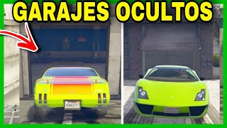 ✔️Garajes OCULTOS en GTA 5 Modo Historia  Ubicación de Garajes para guardar mas Autos GTA V [upl. by Emersen]