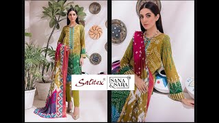 SALITEX INAYA GOLD CAMBRIC NEW DESIGNS OF LADIES SUITS 2021FASHION amp FASHION [upl. by Ayenat]