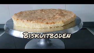 Wie mache ich einen Biskuitboden für Kuchen oder Torten Einfaches Rezept [upl. by Mandler]