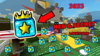 ALL NEW SECRET STAR JELLY LOCATIONS 2023 Bee Swarm Simulator [upl. by Assinna]