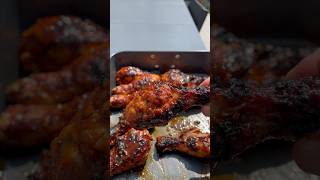 PILON DE POULET AU BARBECUE 🍗barbecue chicken bbq bbqtiktok marinade cuisson recette recipe [upl. by Libnah]