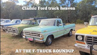 Classic Ford truck heaven at the FTruck Roundup [upl. by Ayot191]