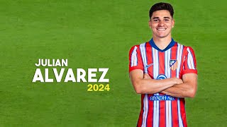 Julian Alvarez 2024 🔥 Crazy Goals amp Assists Skills Dribbling  Welcome To Atletico Madrid [upl. by Akkim851]