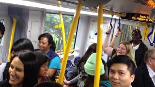 PVS Flash Mob on Sydney Train [upl. by Urbano449]