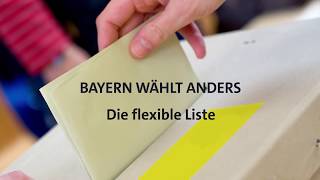 Bayern wählt anders Die flexible Liste  Landtagswahl  BR24 [upl. by Annovy411]