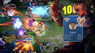 Top global Gusion incon05 montage  10 [upl. by Anilam764]