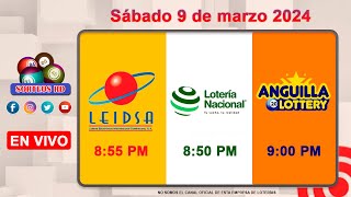 Lotería Nacional LEIDSA y Anguilla Lottery en Vivo 📺│Sábado 9 de marzo 2024  855 PM [upl. by Oecile]