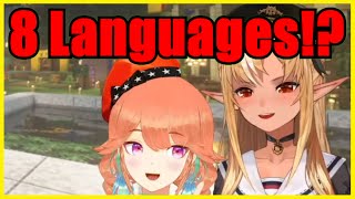 Flare Learned That Kiara Knows 8 Different Languages【Hololive  Eng Sub】 [upl. by Nylzor165]