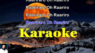 Karaoke  Kanne Kalaimaane  Moondram Pirai  With English Lyrics  Ilaiyaraaja   KJ Yesudas [upl. by Kai860]