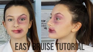 Black Eye  Bruise Tutorial Easy Halloween Makeup  ohemgeeitsmaya [upl. by Swihart]