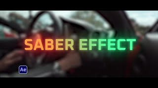 ازاي ماتعرفش التأثير الجامد دا في الأفتر افكتس 🤔  Saber Effect in Adobe After Effects [upl. by Nibroc36]