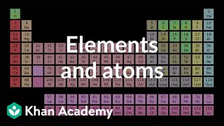 Elements and atoms  Atoms compounds and ions  Chemistry  Khan Academy [upl. by Egiedan]