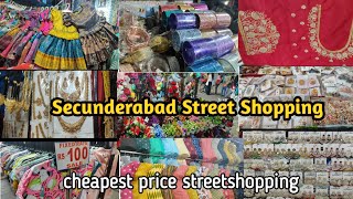 Secunderabad streetshopping vlog cheapest price streetshopping Hyderabad shopping streetshopping [upl. by Attehcnoc]