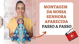 Montagem Nossa Senhora Aparecida Santinha Amigurumi de Crochê [upl. by Lathrope]