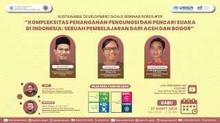 SDGs SEMINAR SERIES 99 [upl. by Tse]