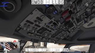 OMDB  LLBG  ElAl  PMDG 737900  With zfwchief [upl. by Anihs130]