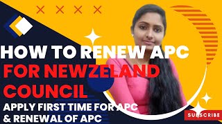 How to Renew your Annual Practicing Certificate APC for Newzeland Nursing CouncilAHPRA Registration [upl. by Aronoel266]