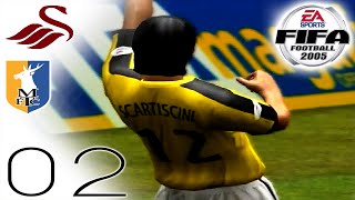 FIFA 2005 Career Mode  Swansea A amp Mansfield H  Part 02 [upl. by Ker793]