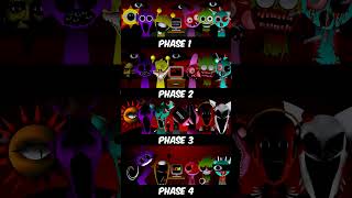 Incredibox Sprunki Mix ALL Horror Phases  Phase 1 Vs Phase 2 Vs Phase 3 incredibox sprunki [upl. by Grassi878]