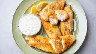 Air Fryer Fish Fillets Easy Crispy amp Homemade [upl. by Hearsh]