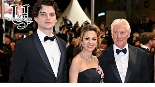 Richard Gere Steps Out with Son Homer and Wife Alejandra Silva at Cannes Film Festival Afterparty [upl. by Corrianne790]