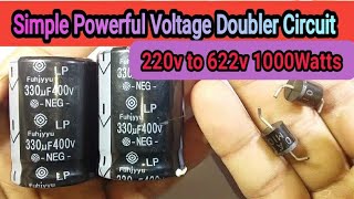 How to Make Powerful DC Voltage Doubler Circuit [upl. by Traggat]