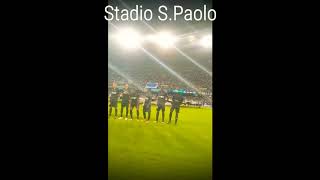 Urlo quot The Champions quot Stadio San Paolo di Napoli [upl. by Aiza423]