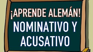 Cómo reconocer el NOMINATIVO y ACUSATIVO en ALEMÁN ✅ Curso de Alemán Básico 🇩🇪 [upl. by Racso]