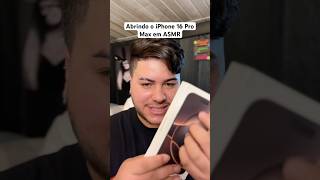 COMPREI O NOVO IPHONE 16 PRO MAX 😱 iphone iphone16 iphone16promax asmr [upl. by Petuu757]