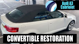 Audi A3 cabriolet roof cleaning [upl. by Gans745]