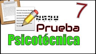 ✅ PRUEBA PSICOTÉCNICA  Ejemplo 07  figuras razonamiento 🔴 [upl. by Adnohsek]