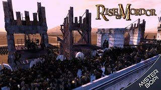 Siege of Minas Tirith Rise of Mordor Total War  Gondor VS Mordor amp Easterlings [upl. by Annid]