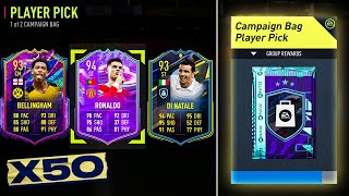 FIFA 22 50 x Guaranteed Campaign Bag Player Pick Packs [upl. by Macnair]