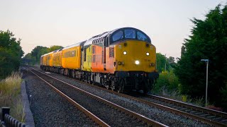 37116 and 37607 1Q48 Derby RTC to Derby RTC 060824 [upl. by Pardew]