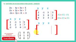 Sistema de ecuaciones 3x3 Método de determinantes Regla de Cramer [upl. by Schwerin351]