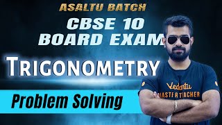 Trigonometry  Problem Solving Marathon  Class 10  CBSE 2024🔥 Shimon Sir [upl. by Artenak]