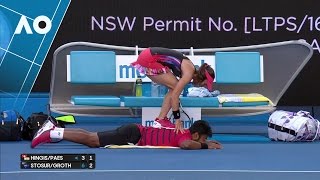 Martina Hingis always has Leander Paes back QF  Australian Open 2017 [upl. by Einnalem65]