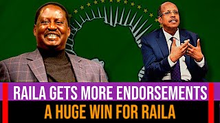 Raila Odinga Secures Major Endorsements A GameChanger in Kenyan Politics [upl. by Myrt724]