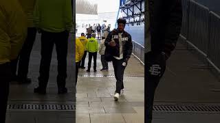 Bills gameday arrival Greg Rousseau arrives at Highmark Stadium shorts shortvideo [upl. by Arok]