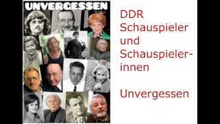 Schauspieler der DDR  Buchstabe H [upl. by Syah]