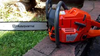 Husqvarna 372XPG First Start [upl. by Blalock]