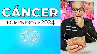 CÁNCER  Horóscopo de hoy 19 de Enero 2024 [upl. by Rye]