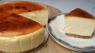 Famous New York Cheesecake Secret Recipe  How to Make The BEST NEW YORK CHEESECAKE no sour cream [upl. by Ilram169]