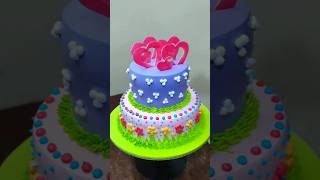 Step Cake Design Birthday Chocolate Cake cakedesign youtube shorts trending ytshorts cake [upl. by Sivek460]