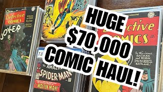 Huge 70000 Comic Book Haul Keys and New PC Books [upl. by Sutelc]